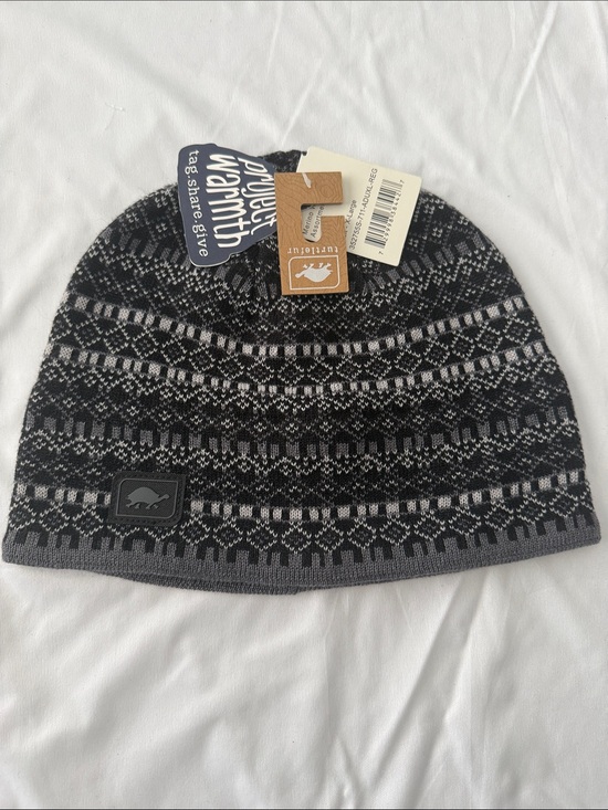 Turtle Fur Other - Men's Gray & Black Patterned Winter Beanie by Turtle Fur